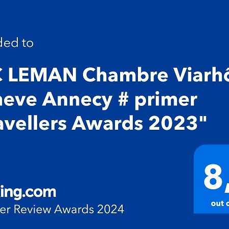 # Prix "Travellers Awards 2023 Et 2024" Lac Leman Velos Viarhona Geneve Annecy Valleiry Dış mekan fotoğraf